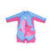 Tallytate Swimsuit with Sleeves Zoocchini Shark Pink T6-12M