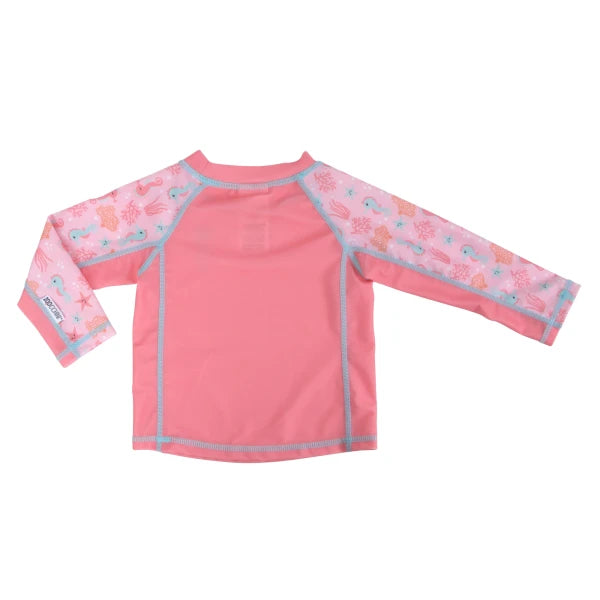 Tallytate Swimming Top with Zoocchini Seahorse Sleeves T12-24M