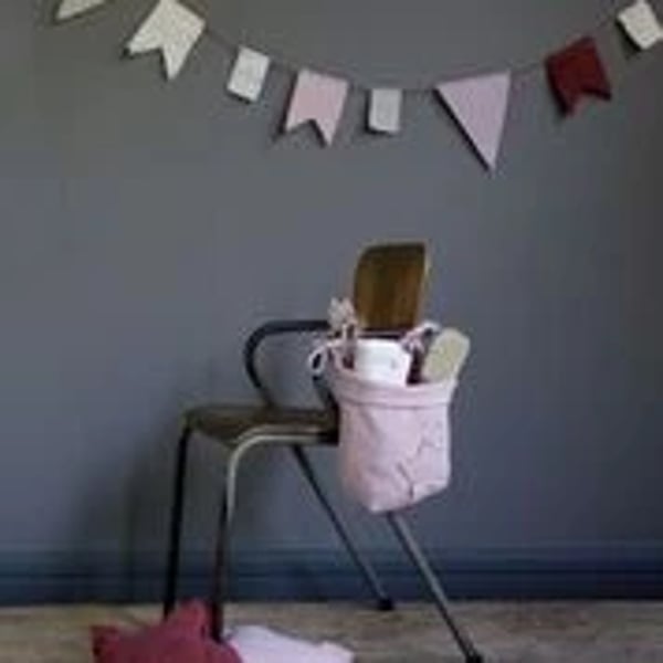 Baby Shower Banderola Circus Rose