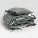 Baby Shower Duvet Cover Grey Powder