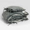 Baby Shower Duvet Cover Grey Powder