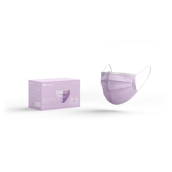 Surgical Masks IIR Child Freedom Lilac Box x50