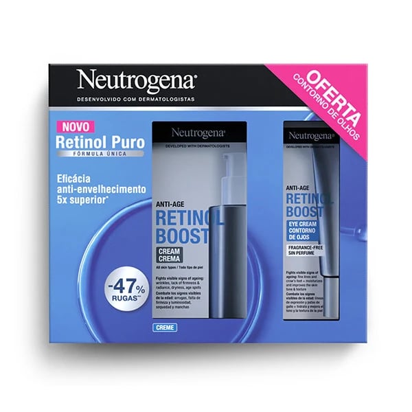 Neutrogena Retinol Boost Cream + Eye Contour Gift Set