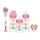 Dr. Brown's Pink Pack - Option+ Wide-Neck Baby Bottle