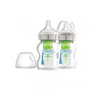 Dr. Brown's Options+ Wide-Neck Glass Baby Bottle 150ml - Pack of 2