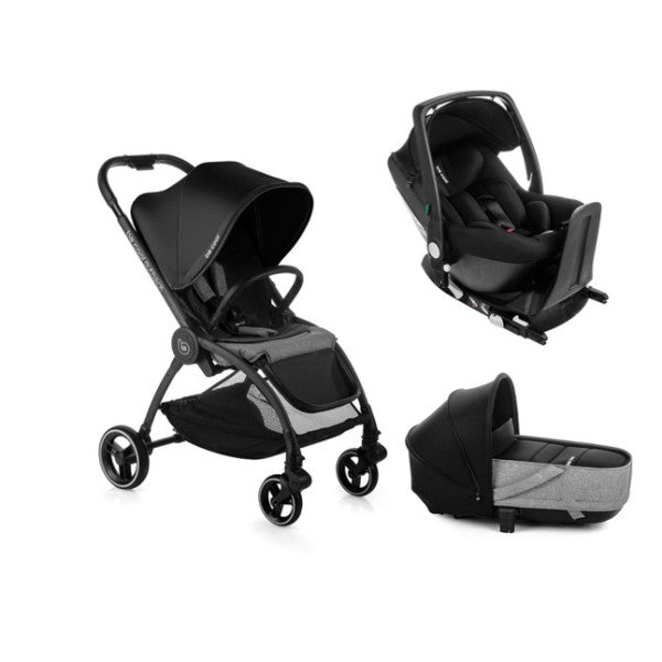 Be Cool Trio Outback Crib Solid Black