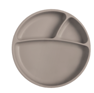 Minikoii dish with gray partitions 101050004