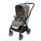 Maxi Cosi Leona2 Luxe Twillic Truffle FR Stroller (Black Glossy Frame & Black Leather)