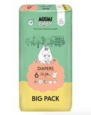 Mumu Baby Diapers Big Pack Bolquers 6 (12-24 kg) X54