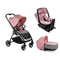 Be Cool Trio Outback Crib Solid Pink