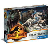 Clementoni 19205 Jurassic World - T -Rex and Pteranodon