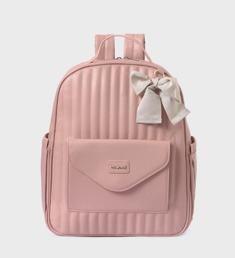 Mayoral Padded Backpack Misty Pink