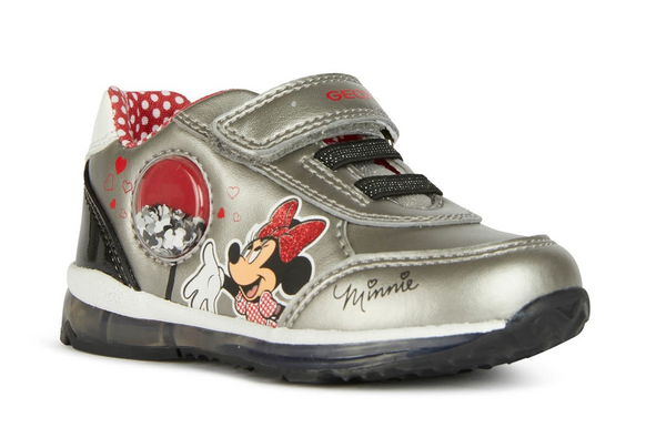 Geox Shoes Minnie B2685a B All G.A Silver/Red