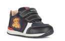 Geox King Lion Shoes B260rc B Rishon B.C Navy/Red