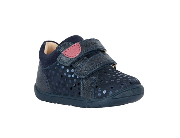 Geox B164pa B Velcro Macchia G.A Dark Navy shoes