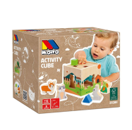 Molto 20280 wooden cube with animals
