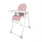 Krzesełko do karmienia Asalvo Arzak w kolorze różowym