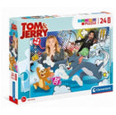 Clementoni Puzzle Maxi Tom & Jerry 24 izingcezu