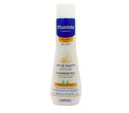 Mustela baby dry skin milk cleaning 200ml