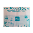 FeelTouch 300 PP sterile pulveriséierte chirurgesch Handschuesch Gréisst 7 Feeltouch x50