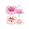Philips advent pacifier ulta soft decorated girl 6-18m x2