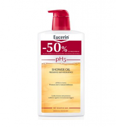 Eucerin Sensitive Skin Ph5 Duche Oil with Discount 50% 1L