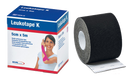 Leukotape k Black adhesive elastic bandage