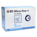 BD Micro Fine+ nálarpenni 8mm alhliða