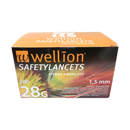 Безпечні ланцети Wellion 28G X200