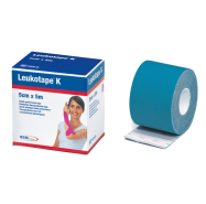Leukotape k Bonding elastic adhesive 5 x5cm light blue