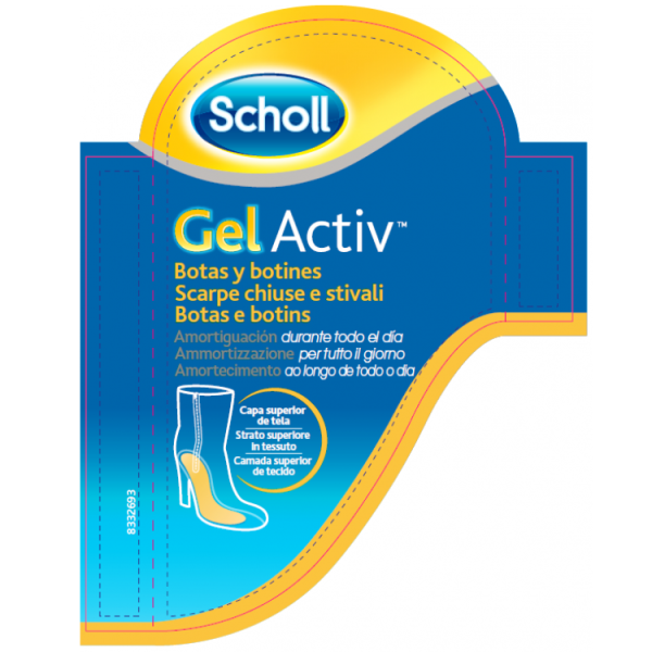 Scholl GelActiv Insole for Boots and Ankle Boots 35-40
