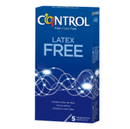 Kontrolin ang Latex Libreng condom x5