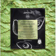 Apivita Express Beauty Moisturizing Fabric Mask and Avocado Avocado 10ml