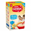 Nestlé Cerelac የወተት ዱቄት -40% ስኳር 250 ግራ