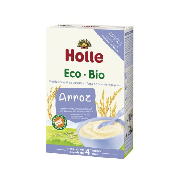 Holle Bio Papa Non-Dairy Rice Flakes 4M+ 250G