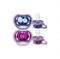 I-Philips advent pacifiers silicone ultra air sensitive 18+ girl x2