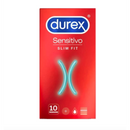 ถุงยางอนามัย Durex Sensitive Slim Fit x10