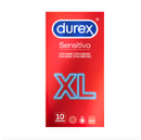 संवेदनशील ड्यूरेक्स एक्सएल कंडोम X10