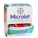 Ascensia/Microlet Lancets shumëngjyrësh X200