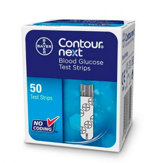 Contour Next takes blood glucose x50