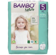 Bambo Nature Diapers 5 XL (12-18kg) X22