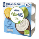 Nestle Naturnes Bio kokosriekstu piens ābols un 4x90g ananāsi