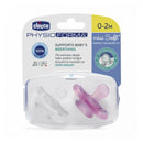 Foirm Chicco Physio cailín pacifier mion bog 0-2m x2
