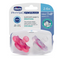 Foirm physio Chicco cailín pacifier mion bog 2-6m x2