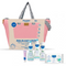 حقيبة الولادة من موستيلا للنظافة والعناية بالطفل الوردي إصدار محدود 2021