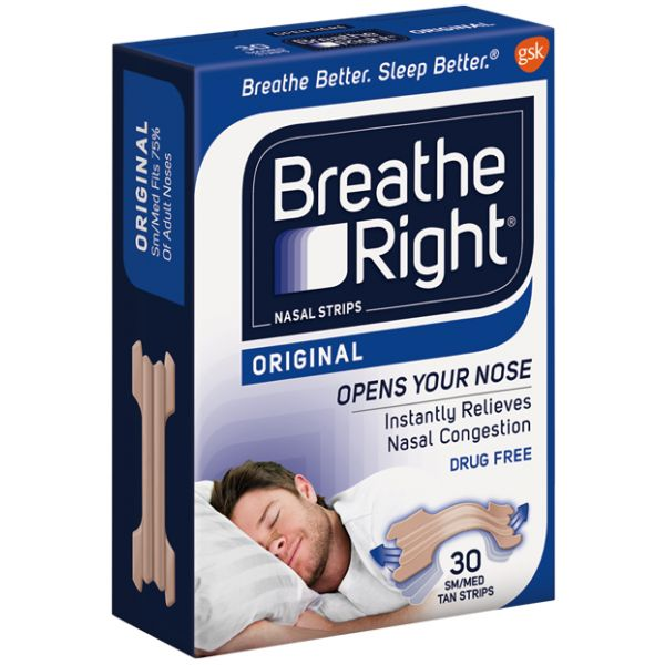 Breathe right nasal strips classic size for m x30