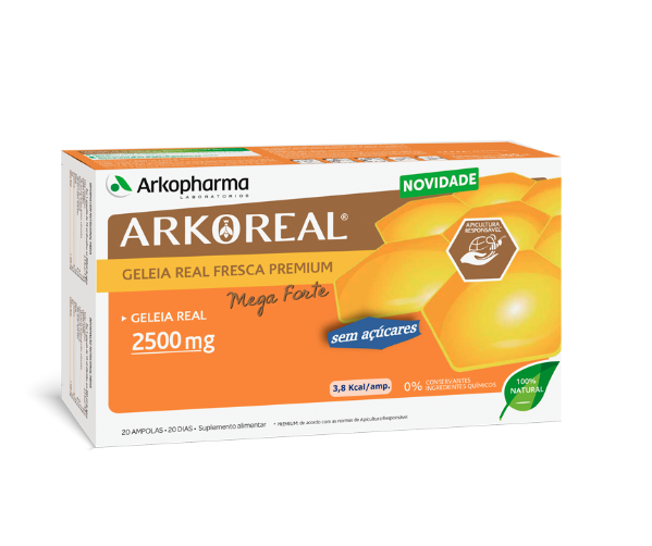 Arkoreal Real Jelly Bio 2500mg Ampoules X20