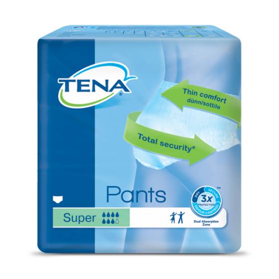TENA PANTS CUECA SUPER M 80 110CMX12