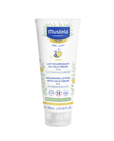 Mustela baby dry skin nutritious milk cold cream 200ml