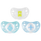 Chicco pacifier Physio iska silicone blue 0-6m x2